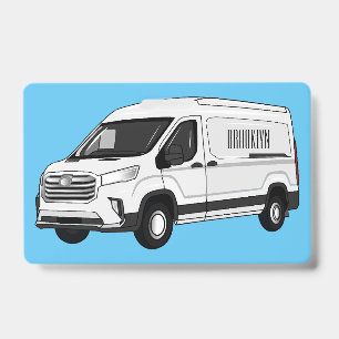 Badge Illustration du fourgon de livraison