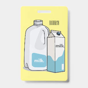 Badge Illustration du lait