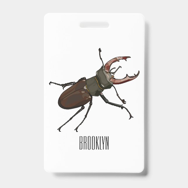 Badge Illustration du scarabée de stade (Avant)