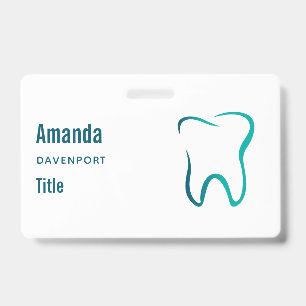 Badge Image Médical de Dentisterie de Dent