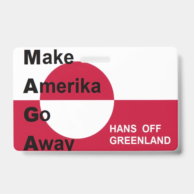 Badge Independant Greenland (Front)