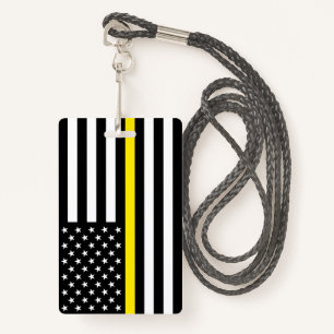 Badge Indicateur Dispatchers de ligne jaune mince