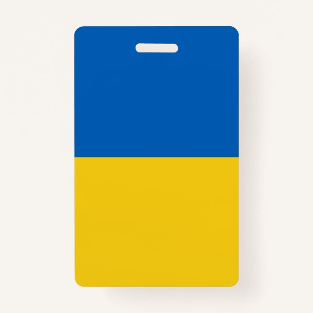 Badge Indicateur Ukraine personnalisé (Devant)