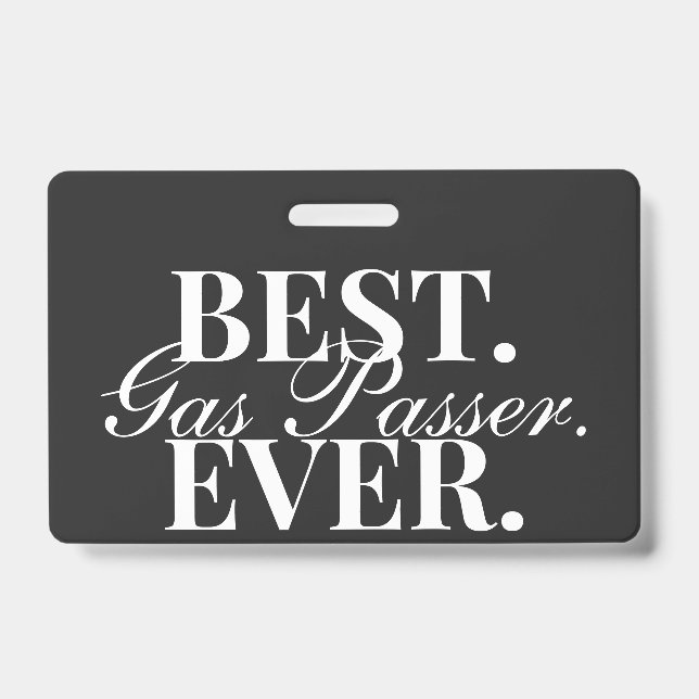 Badge Infirmière anesthésiste meilleur gaz Passer Jamais (Avant)