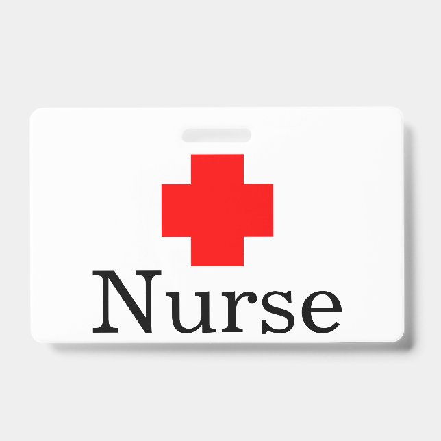 Badge Infirmière de la Croix-Rouge médicale (Avant)