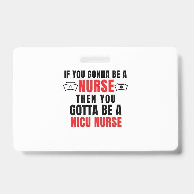 Badge infirmière en néonatalogie (Avant)