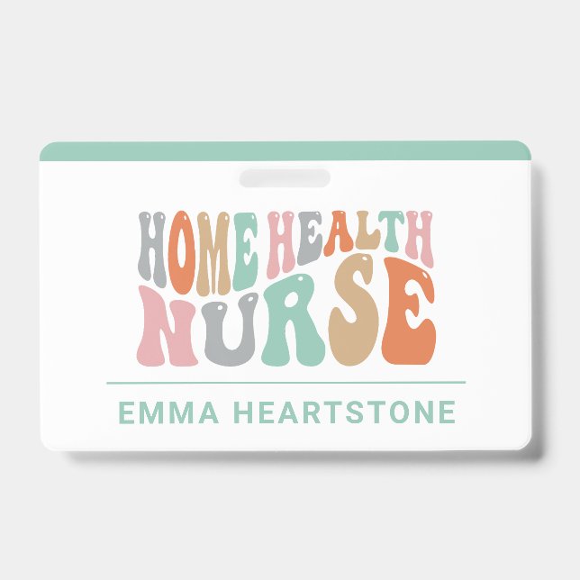 Badge Infirmière en soins de santé à domicile (Avant)