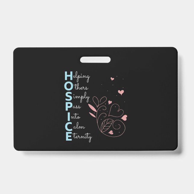 Badge Infirmière en soins palliatifs (Avant)