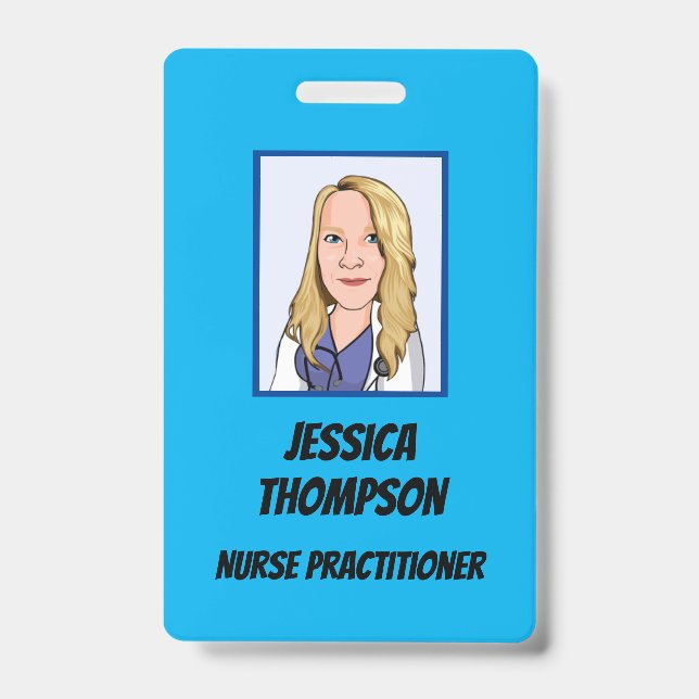 Badge Infirmière en télémédecine (Avant)