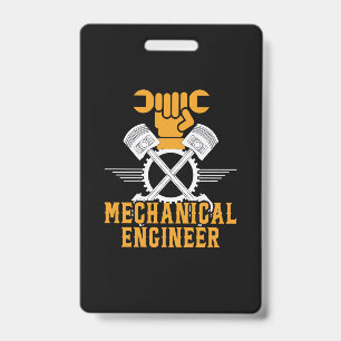 Badge Ingénieur Ingénieur mécanique