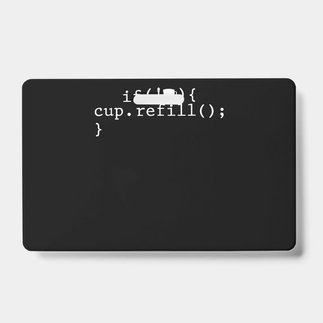 Badge Ingénieur logiciel de codage intelligent de rechar (Avant)