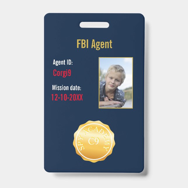 Badge Insigne d'agent secret du FBI (Avant)
