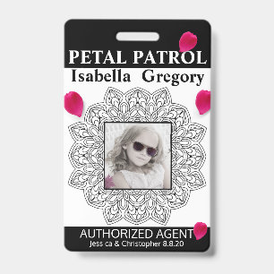 Badge Insigne de Fille des Fleurs Patrouille des Pétales