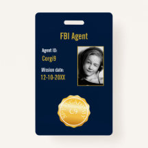 Insigne de l'agent secret du FBI
