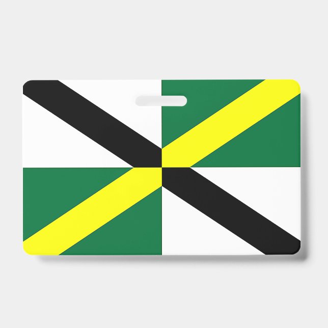Badge Insigne de nom avec le drapeau de Monterey City (Avant)