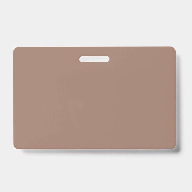 Badge Insigne de nom Brown Terre moderne (Avant)