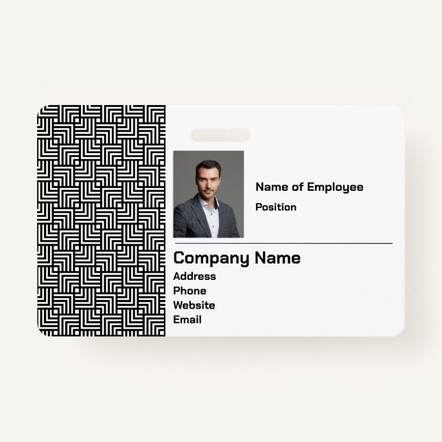 Badge Insigne de sécurité de l'entreprise (Devant)