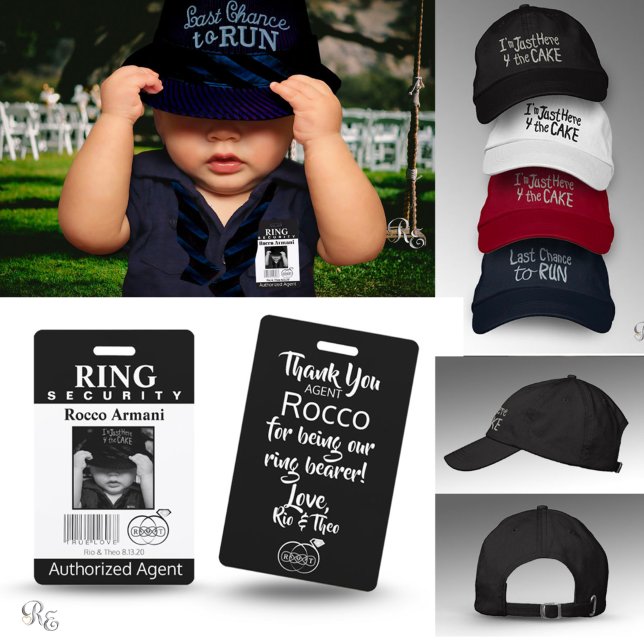 Badge Insigne de sécurité du porteur de bague (Last Chance to Run" cap available in collection)