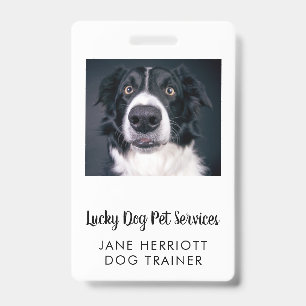 Badge Insigne de service pour animaux de compagnie photo