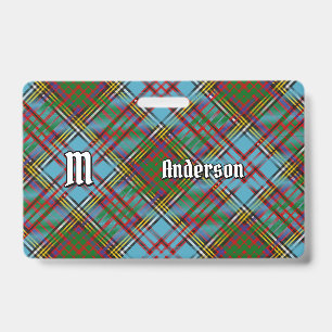 Badge Insigne de tartan du clan Anderson