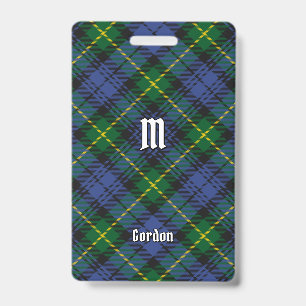Badge Insigne de tartan du clan Gordon