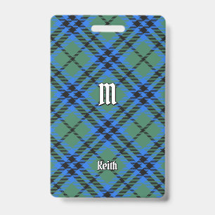 Badge Insigne de tartan du clan Keith