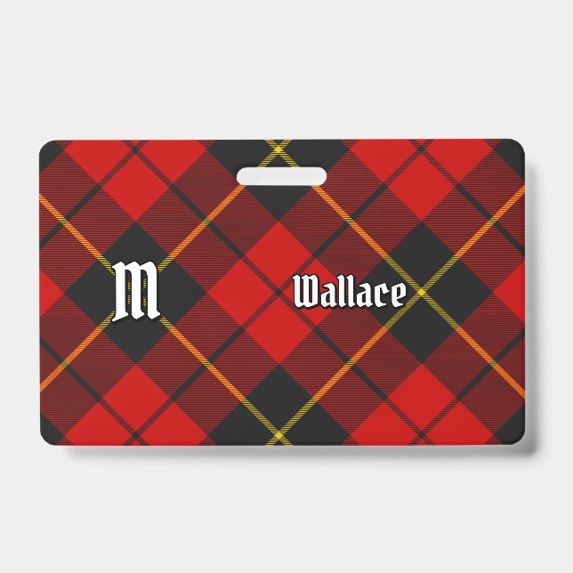 Badge Insigne de tartan du clan Wallace (Avant)