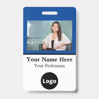 Badge Insigne de travail Lanyard Nametag Employé d'entre