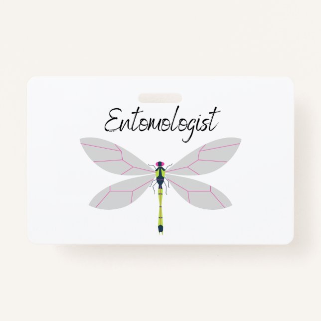 Badge Insigne d'entomologiste (Devant)