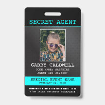 Insigne d'espionnage de l'agent secret