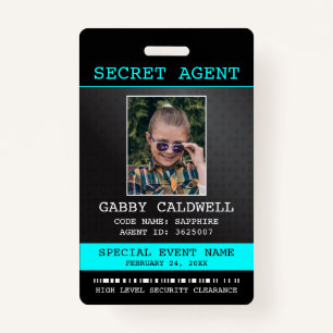 Badge Insigne d'espionnage de l'agent secret