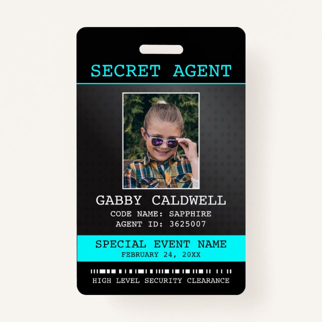 Badge Insigne d'espionnage de l'agent secret (Devant)