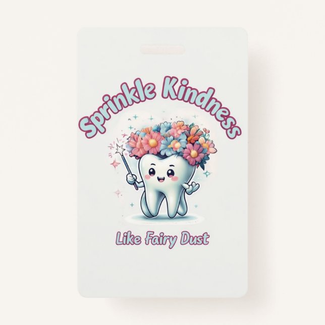 Badge Insigne d'identification de la poussière de fée -  (Devant)