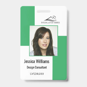 Badge Insigne d'identification d'employé de l'entreprise