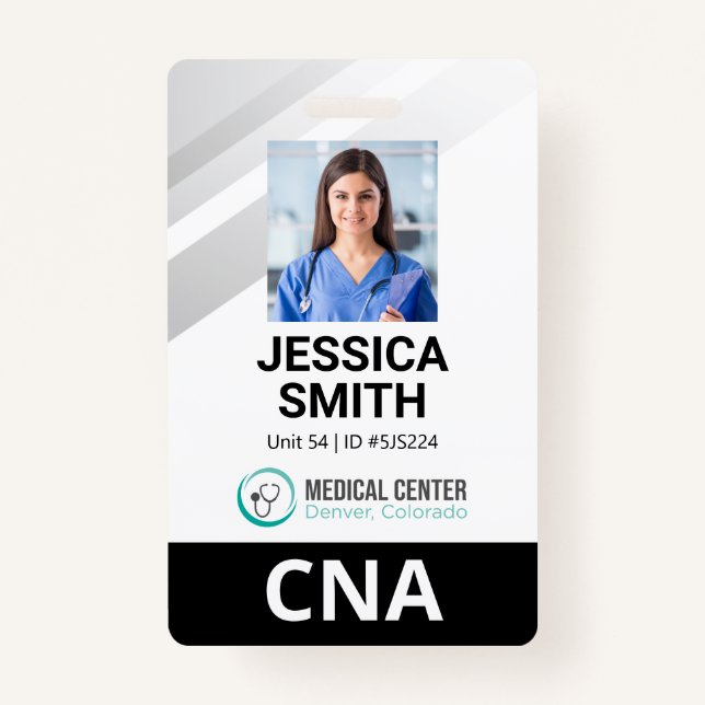 Badge Insigne d'identification Médicale photo (Devant)