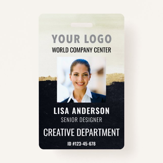 Badge Insigne d'identification personnalisé Indicateur d (Devant)