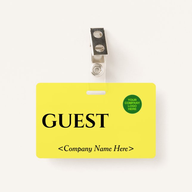 Badge Insigne "GUEST" de base (Devant avec clip)