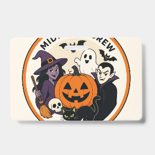 Badge Insigne Halloween de l'équipe de minuit