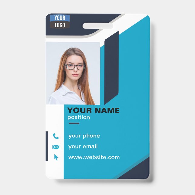 Badge Insigne professionnel personnalisé (Front)