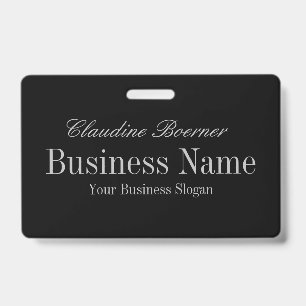 Badge Inverses bleus de minuit blancs de W pour noircir