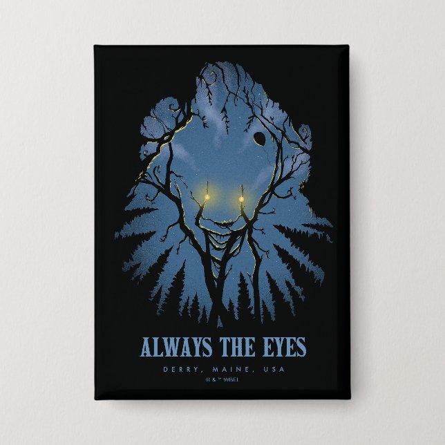 Badge IT Toujours Les Yeux Arbres Paréidoliques Tops (Recto)