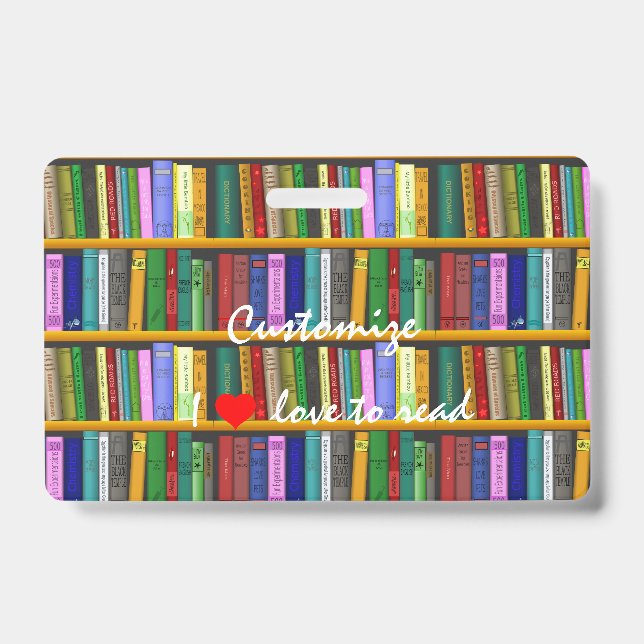 Badge J'adore lire Livres Thunder_Cove (Avant)