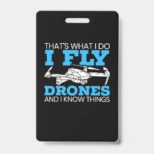 Badge J'Ai Volé Des Drones