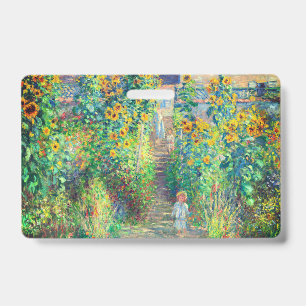 Badge Jardin aux fleurs de Monet