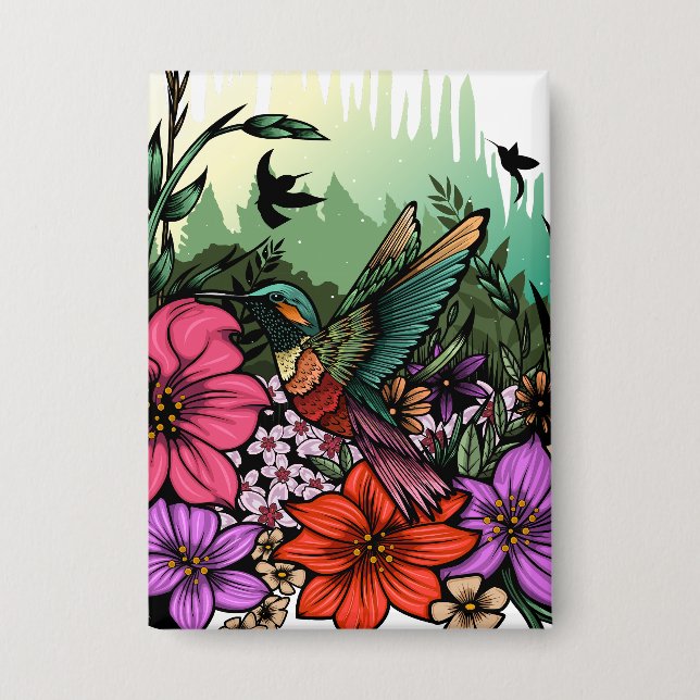 Badge Jardin des colibris (Recto)