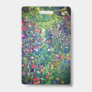 Badge Jardin italien Gustav Klimt