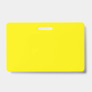 Badge Jaune vif #FFF3000, Jaune banane
