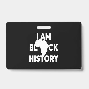 Badge Je suis Black History Black Lives Matter