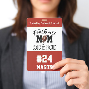 Badge Jeu de football de maman