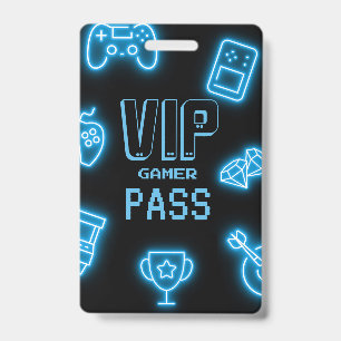 Badge Jeux vidéo Neon pour tout âge anniversaire 